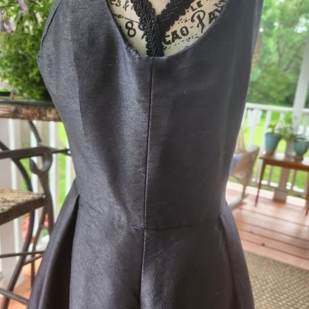 Monique Lhuillier Black Lace Dress, High Low Formal Gown Sz 8, Cocktail Evening - Picture 10 of 10